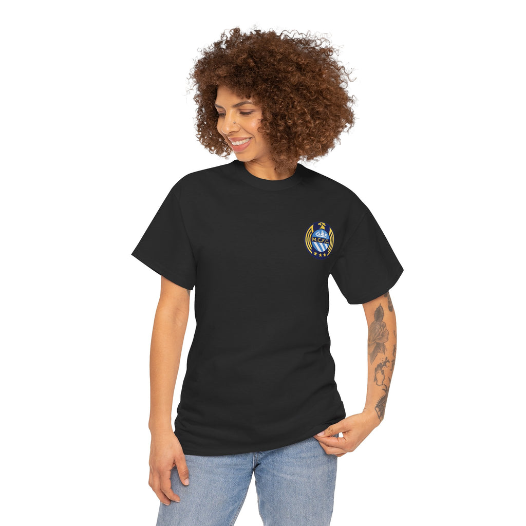 MCFC Unofficial Crest / Badge Tee — Nautical Compass Emblem Shirt