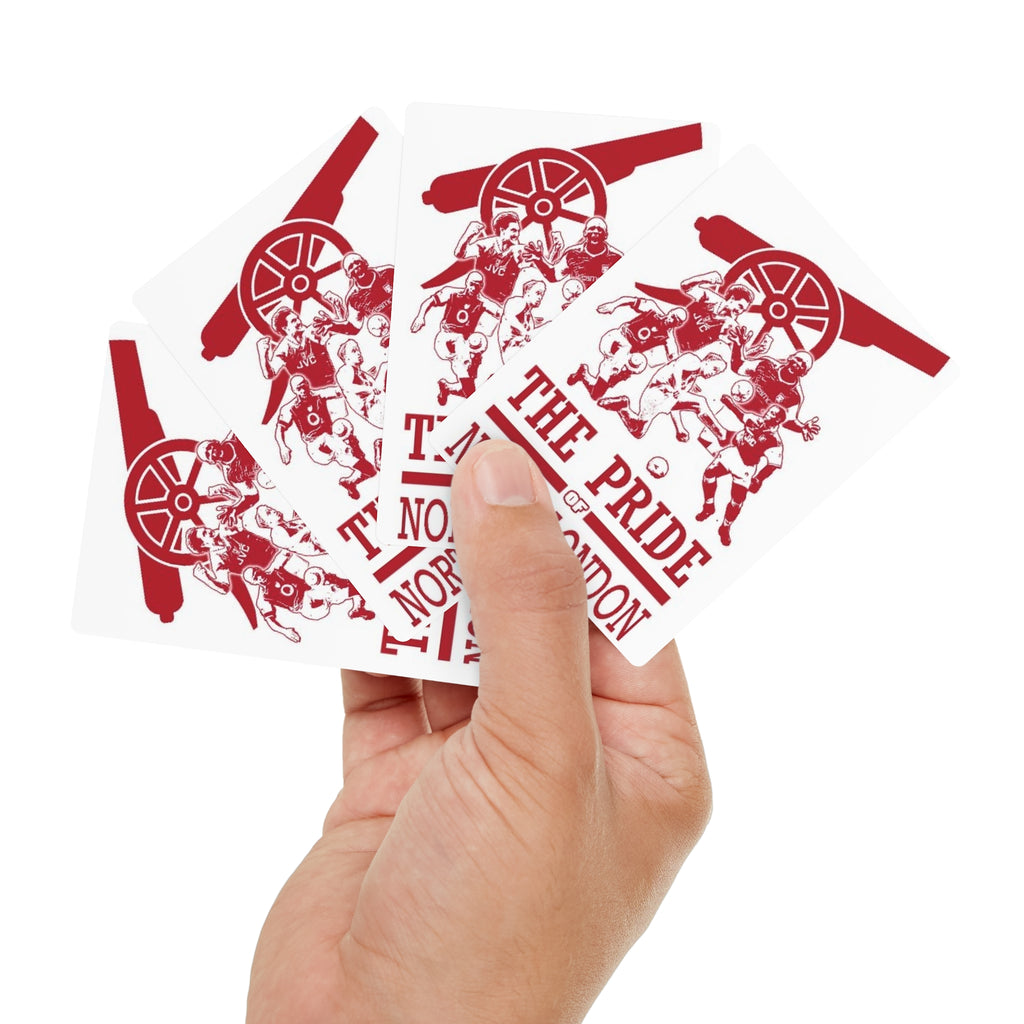 Arsenal The pride of North London Playing / Poker Cards