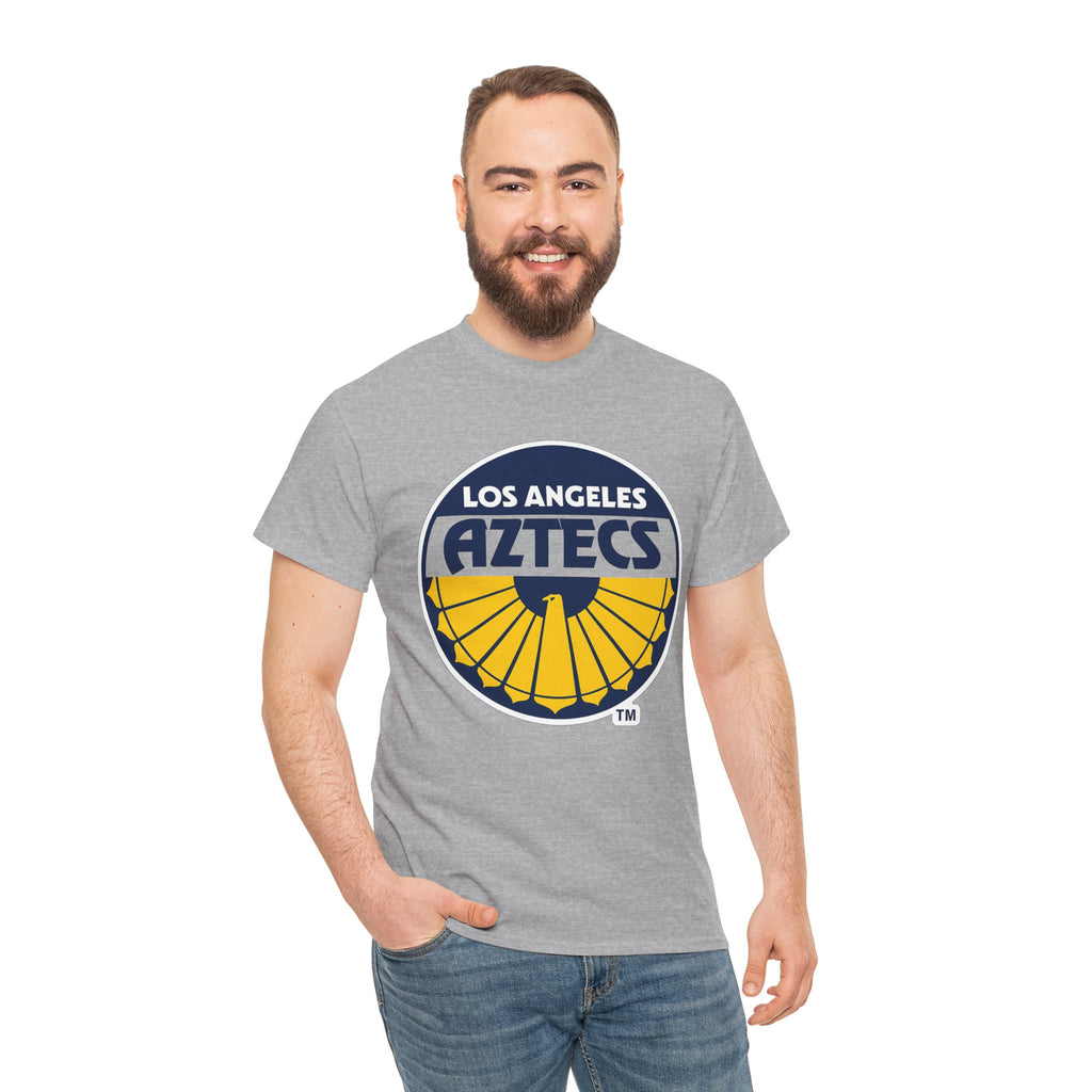 Los Angeles Aztecs Vintage Logo Cotton T-Shirt
