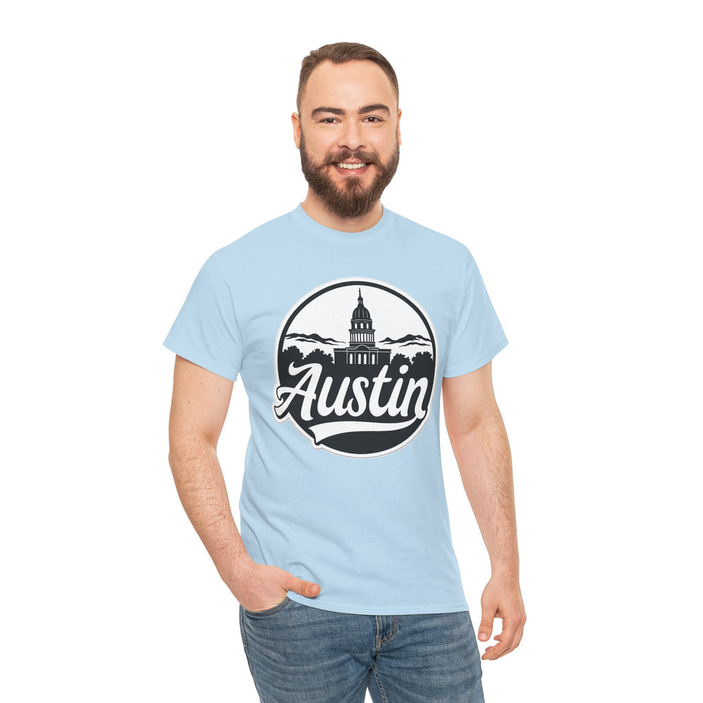 Austin Capitol Graphic Cotton T-Shirt / Tee
