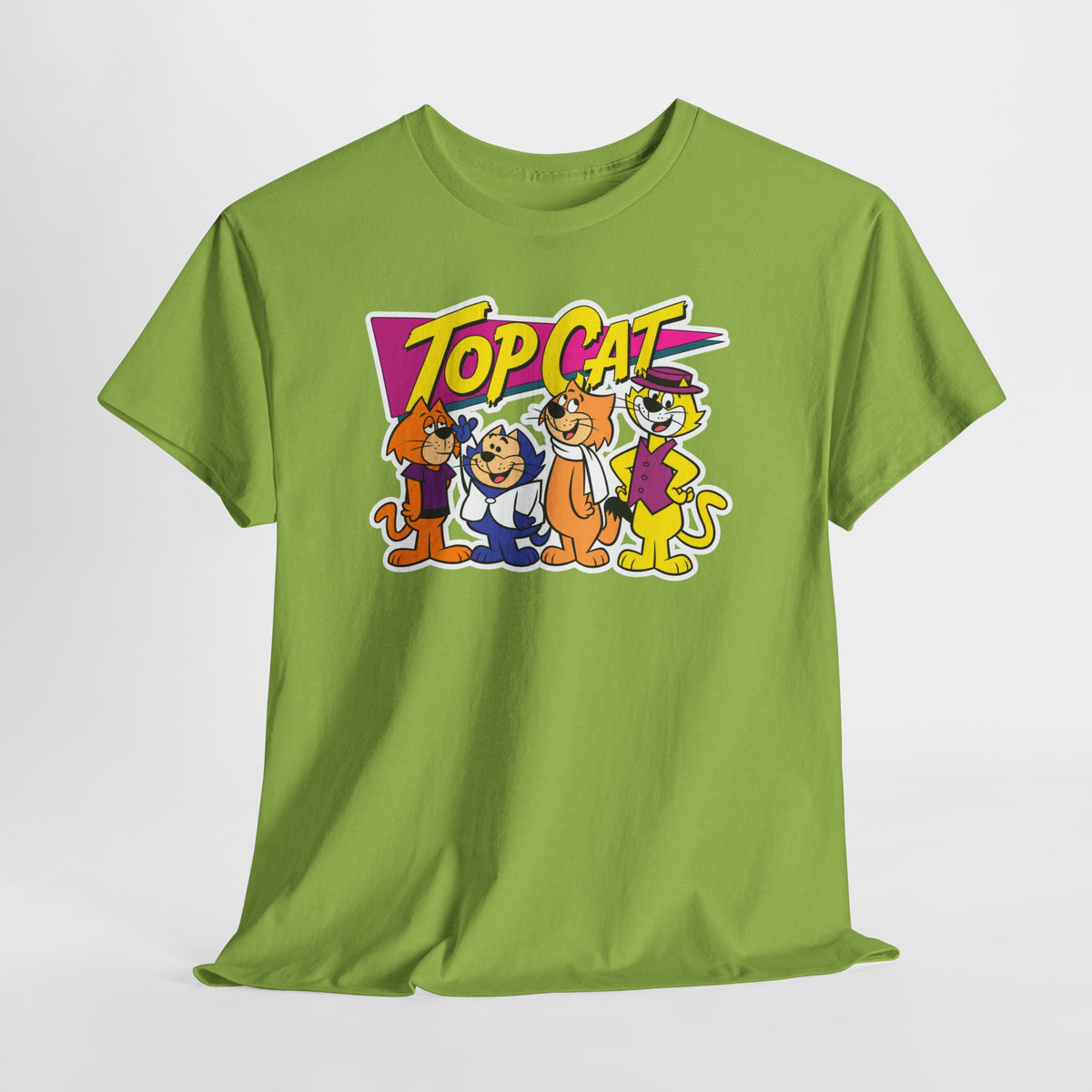 Top Cat Retro Cartoon Cotton T-Shirt / Tee