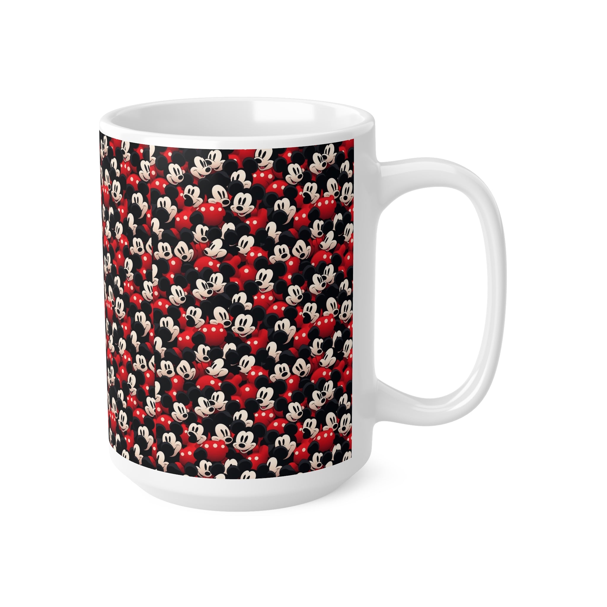 Mickey Mouse Character Pattern Ceramic Mug – Retro Cartoon Faces 11oz & 15oz