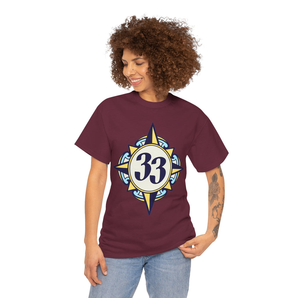 33 Compass Disney Inspired Tee - Nautical Retro Compass Graphic T-Shirt
