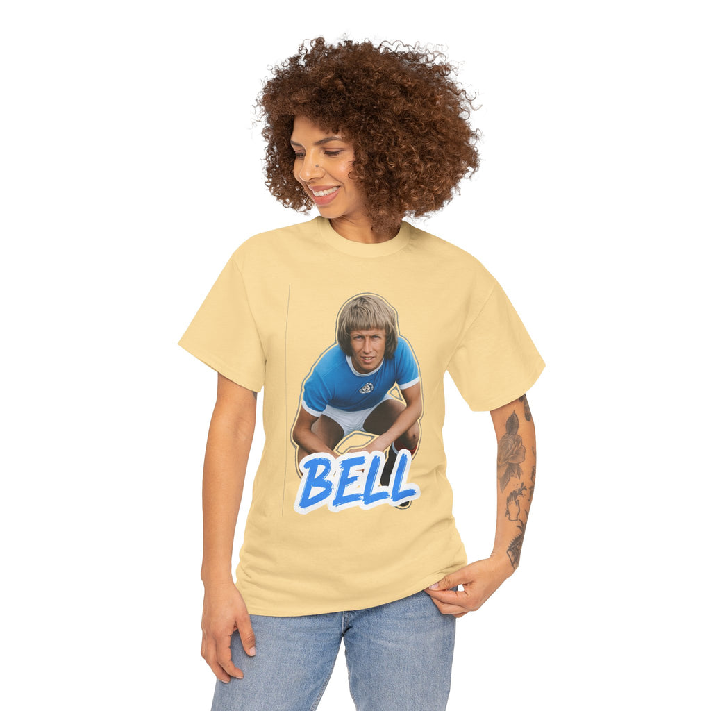 Colin Bell Manchester City Legend Retro Soccer Tee — Vintage Player Graphic T-Shirt