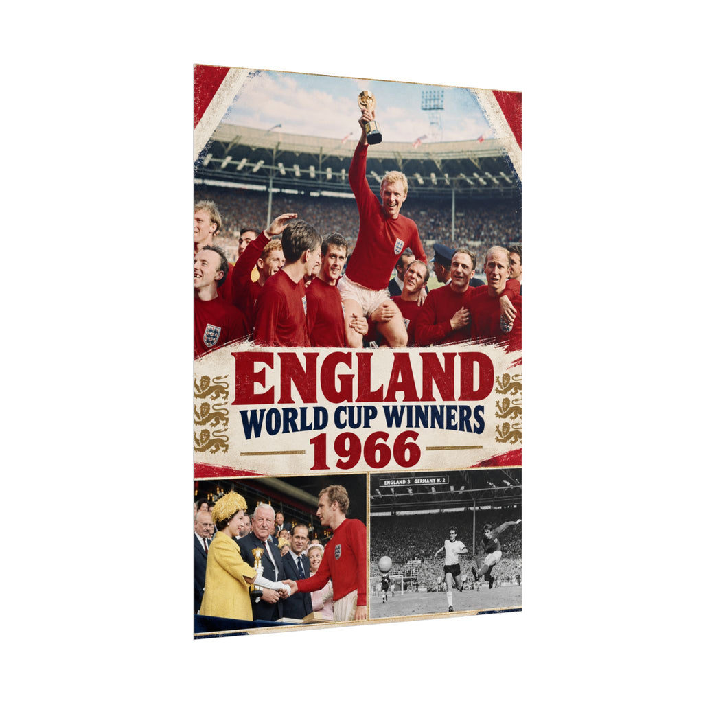 England World Cup Winners 1966 Poster