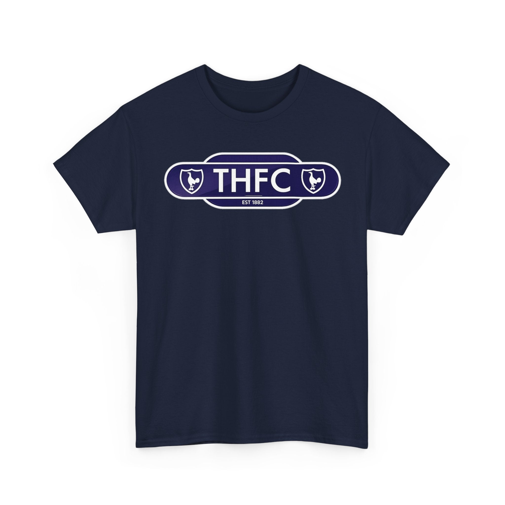 THFC Tottenham Hotspur Railway Sign T‑Shirt — Retro Football Club Tee