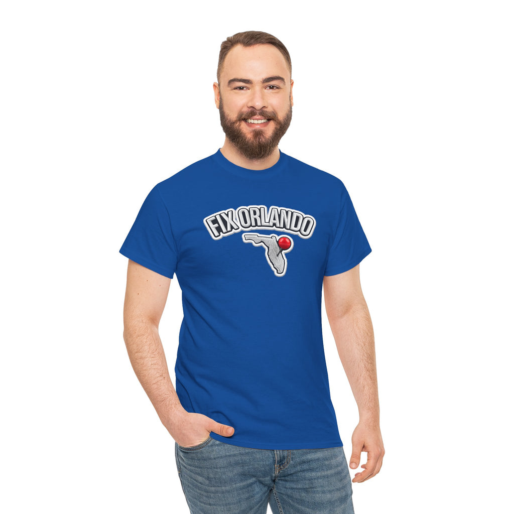 Fix Orlando T-Shirt — Florida Map with Bowling Pin Local Pride Tee