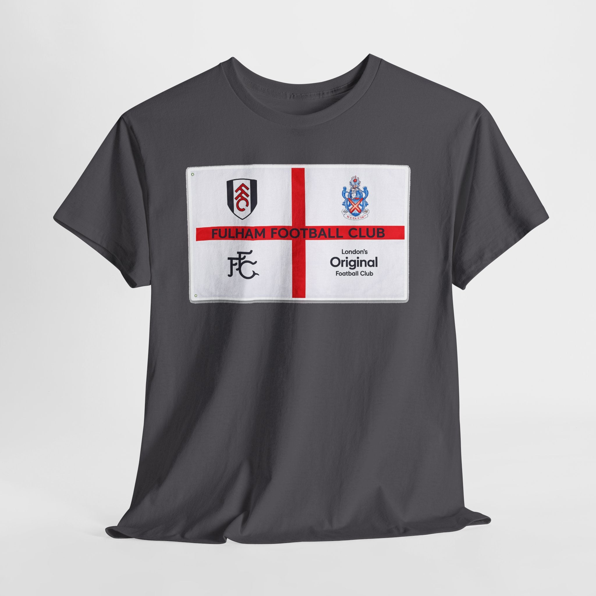 Fulham Football Club Crest Tee — St George’s Cross Football Shirt