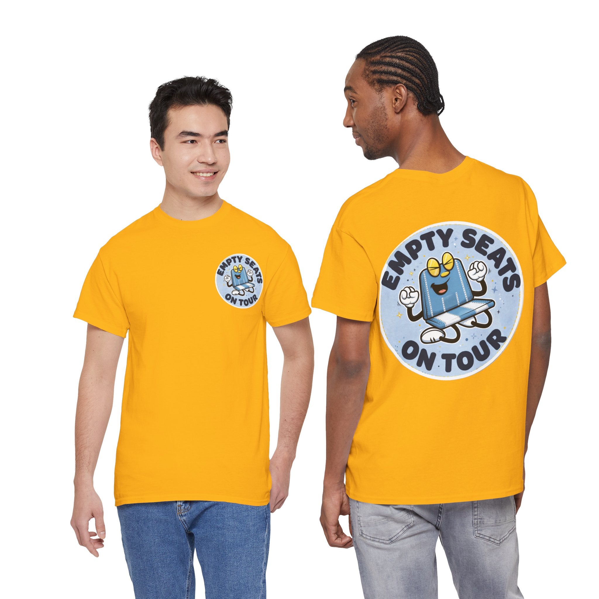 Manchester City T-Shirt — 'Empty Blue Seats On Tour' Retro Skate Graphic Tee