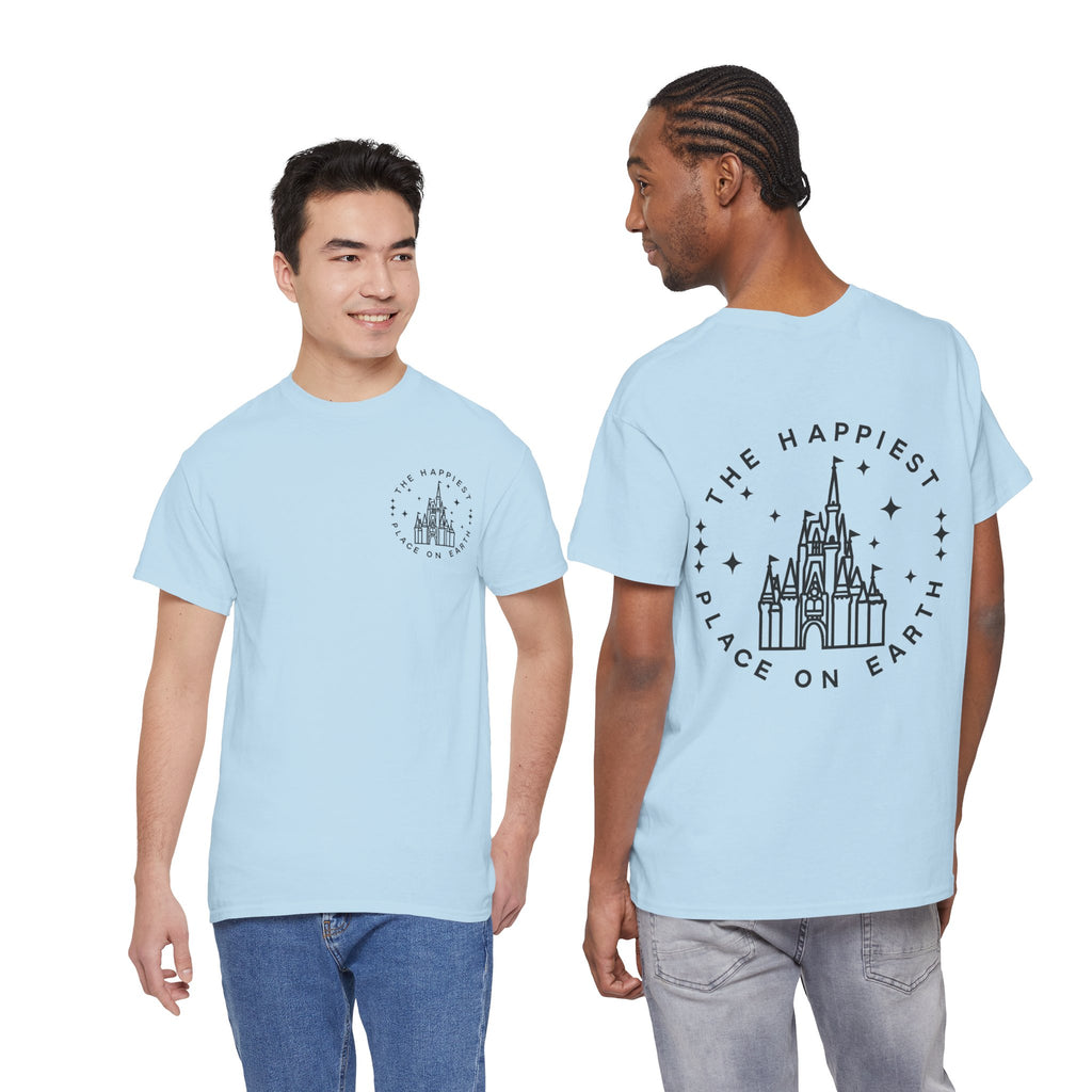 The Happiest Place on Earth Castle Graphic Cotton T-Shirt