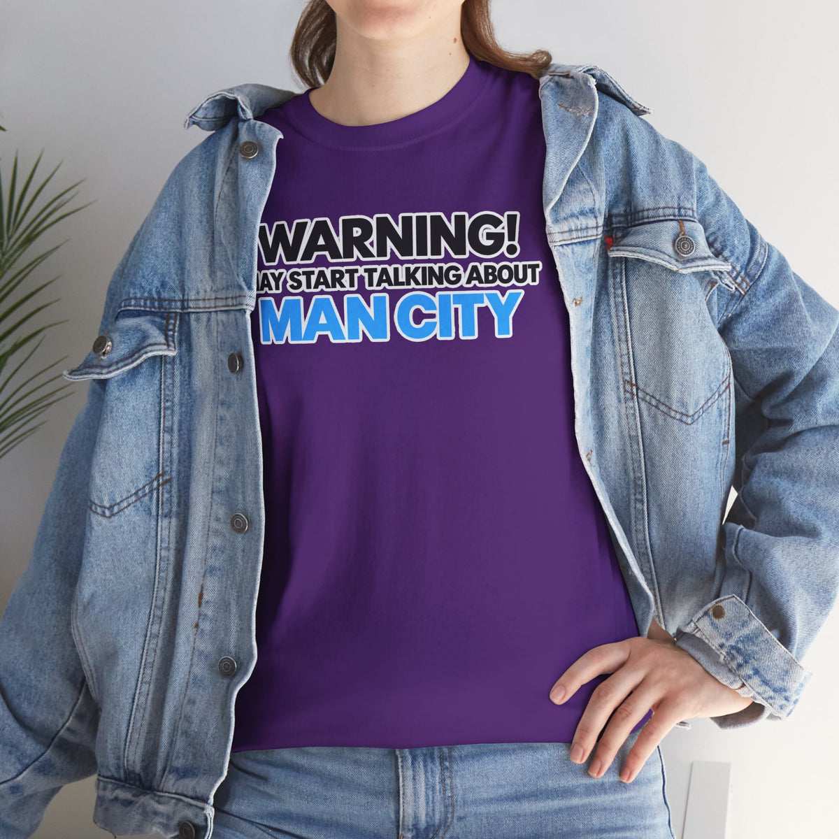 Manchester City Warning! May Start Talking About Man City T‑Shirt