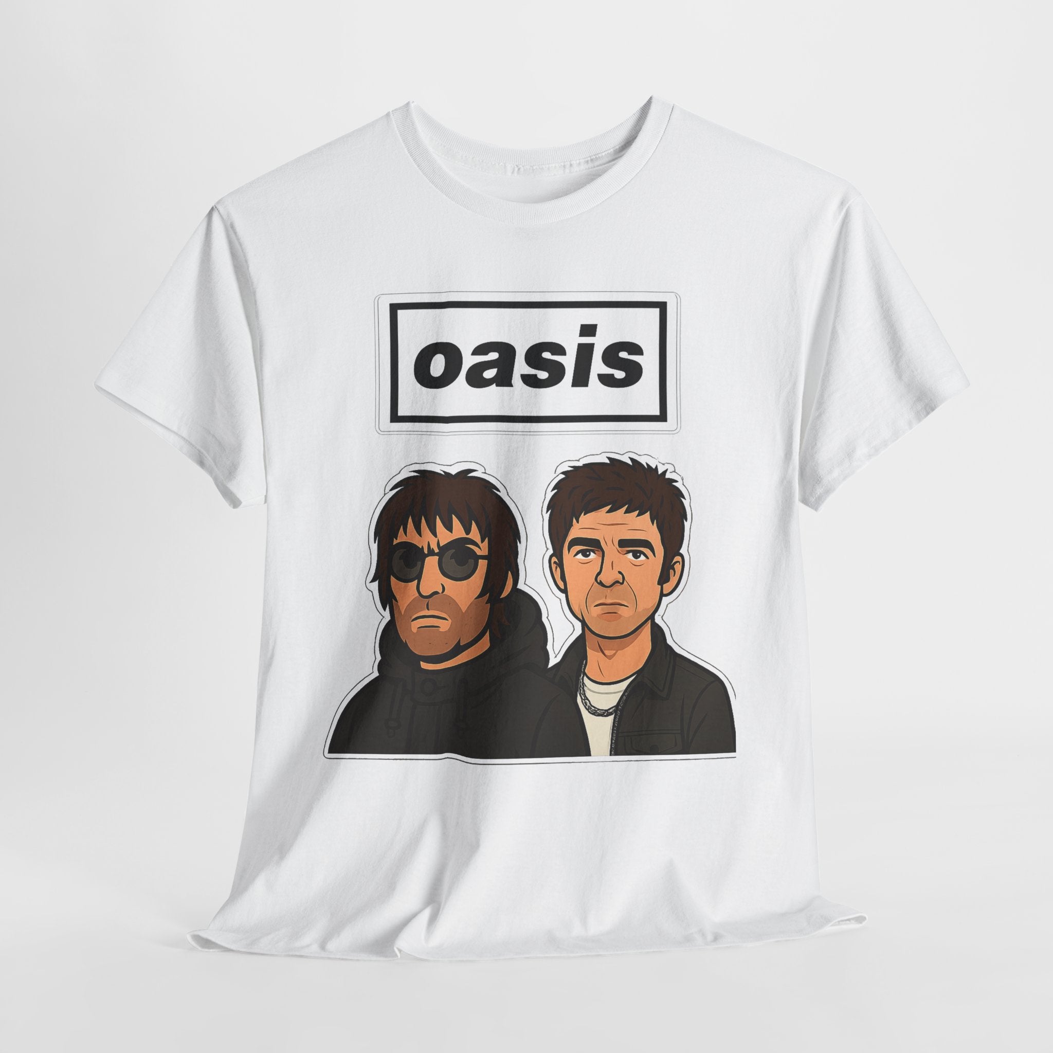 Oasis Inspired Unofficial Band Logo Tee — 'oasis' Graphic T-Shirt