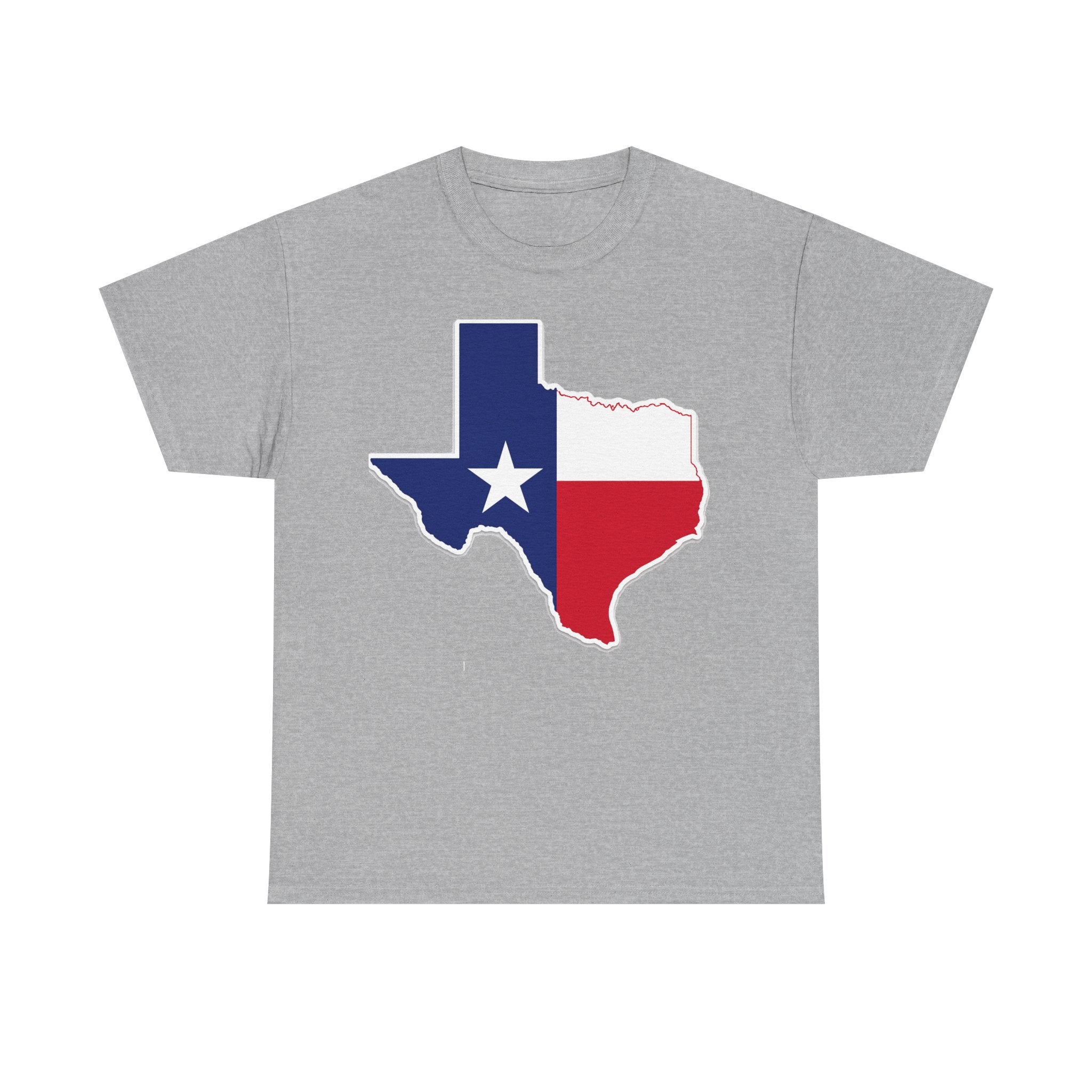 Texas Flag Outline T-Shirt — Lone Star State Pride Tee