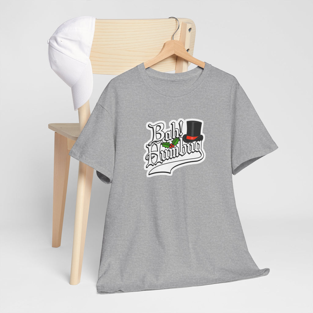 Bah Humbug Christmas Graphic Cotton T-Shirt / Tee