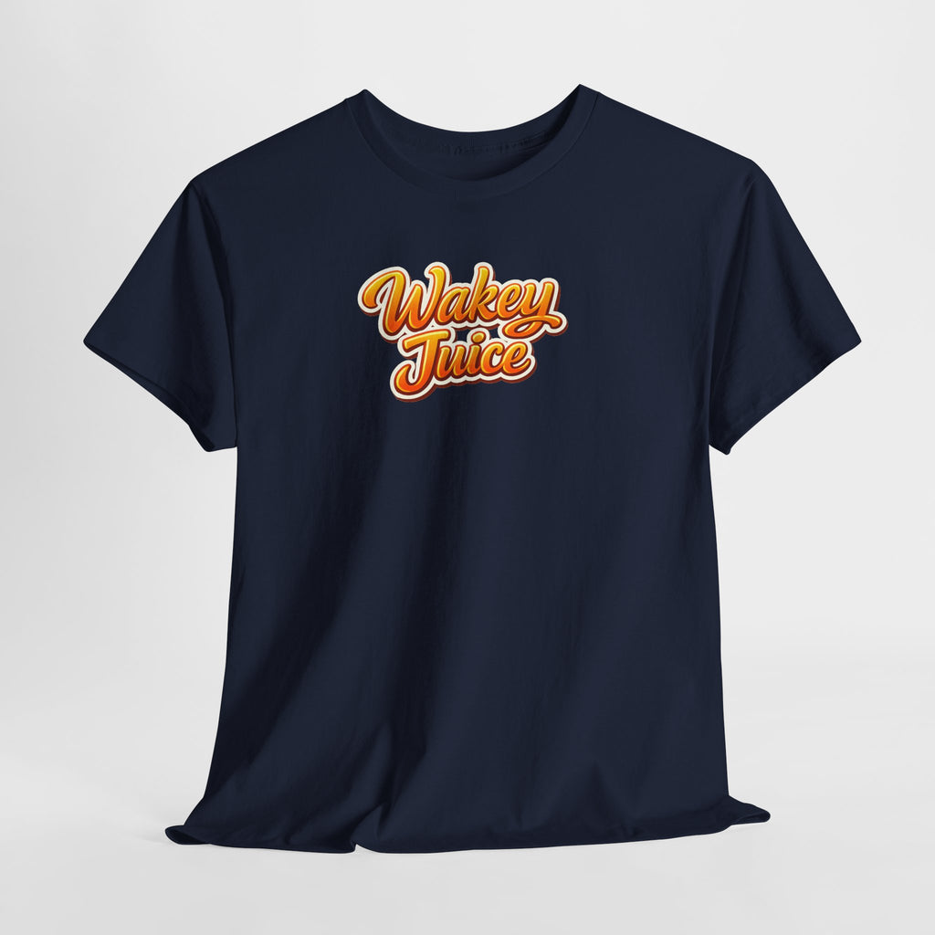 Wakey Juice T‑Shirt — Retro Orange Script Graphic Tee