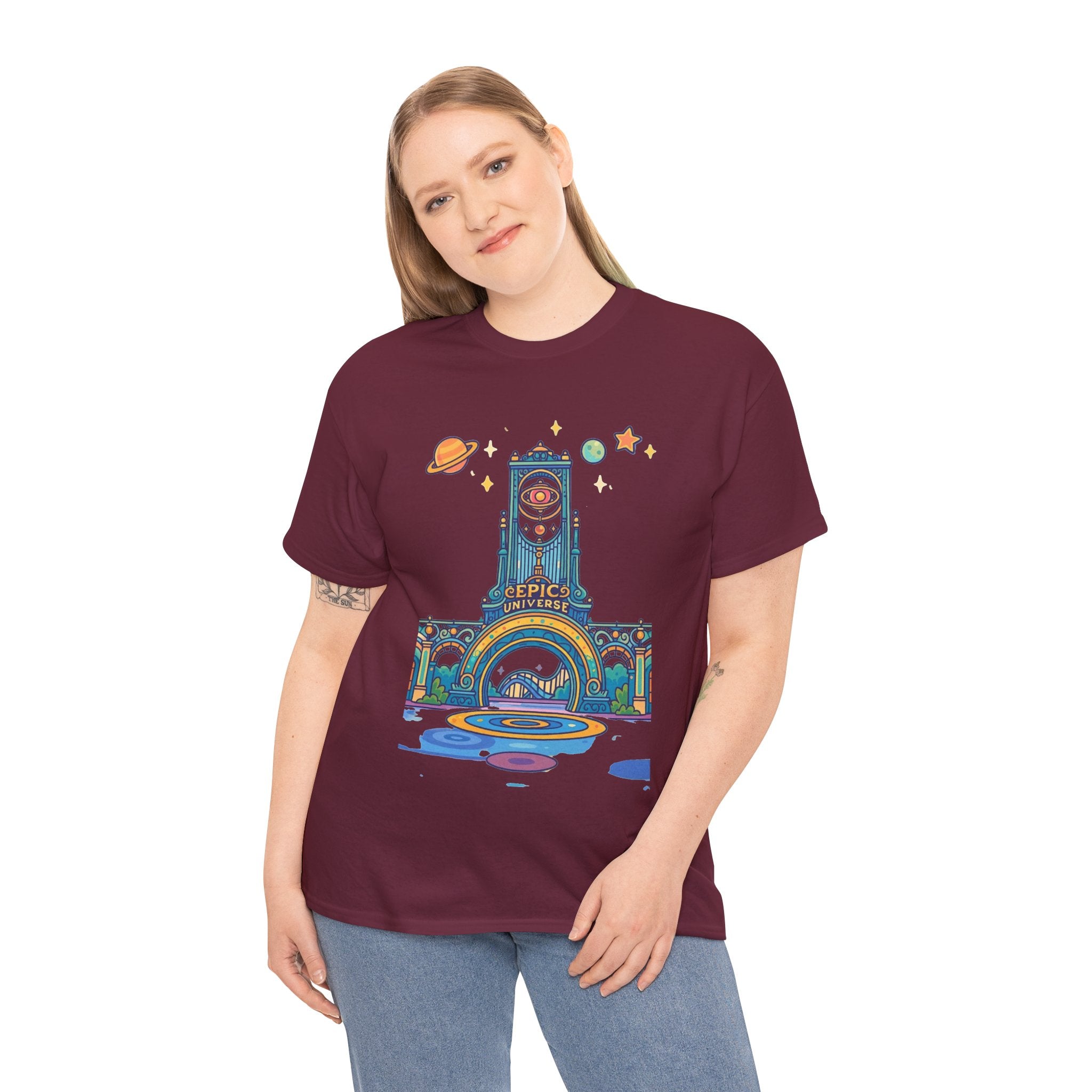 Universal Studios Family Vacation T-Shirt — Retro Space Theater Graphic Tee