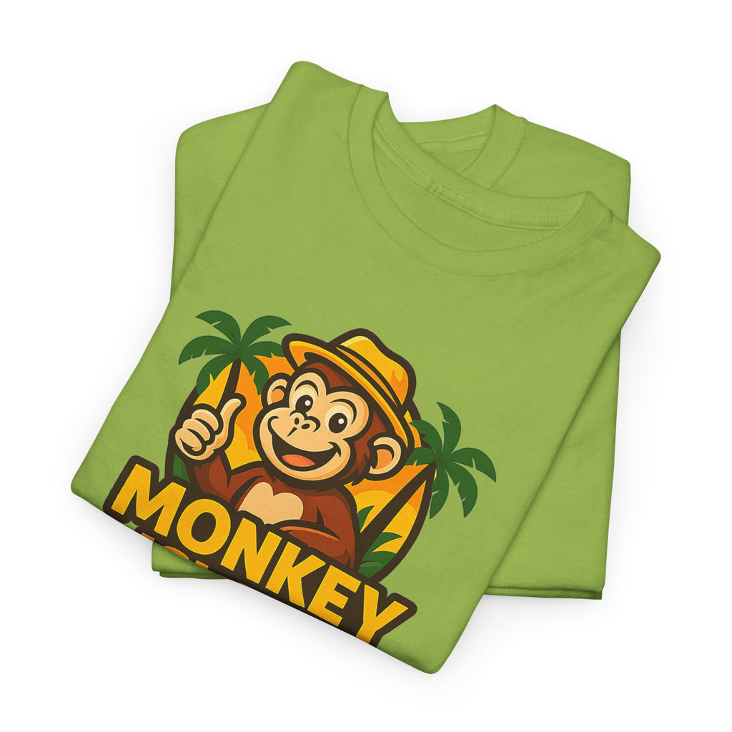 Monkey Island T-Shirt — Cute Tropical Monkey Logo Tee