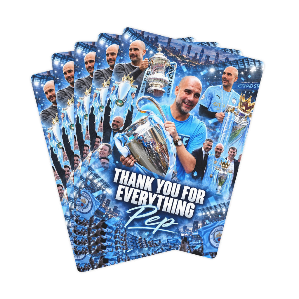 Pep Guardiola Tribute Playing / Poker Cards