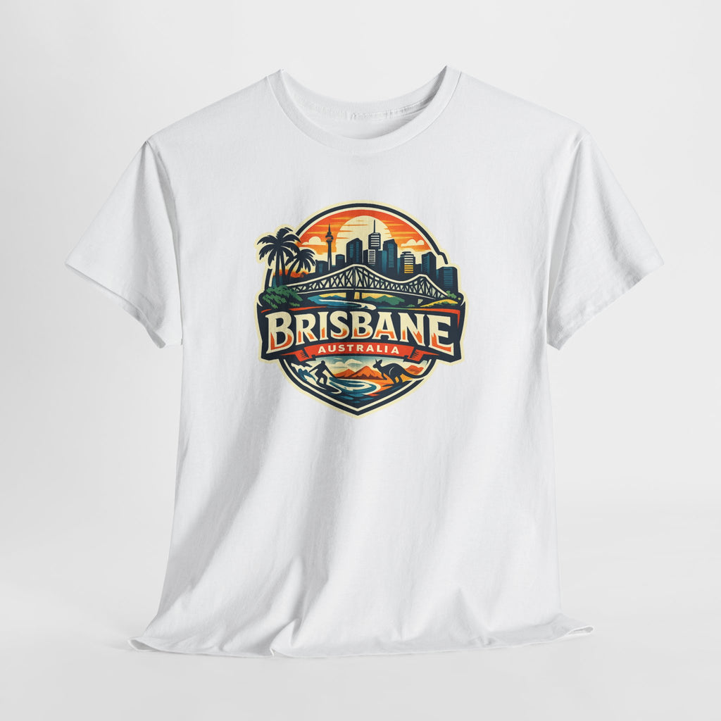 Brisbane Australia Vintage Sunset T-Shirt