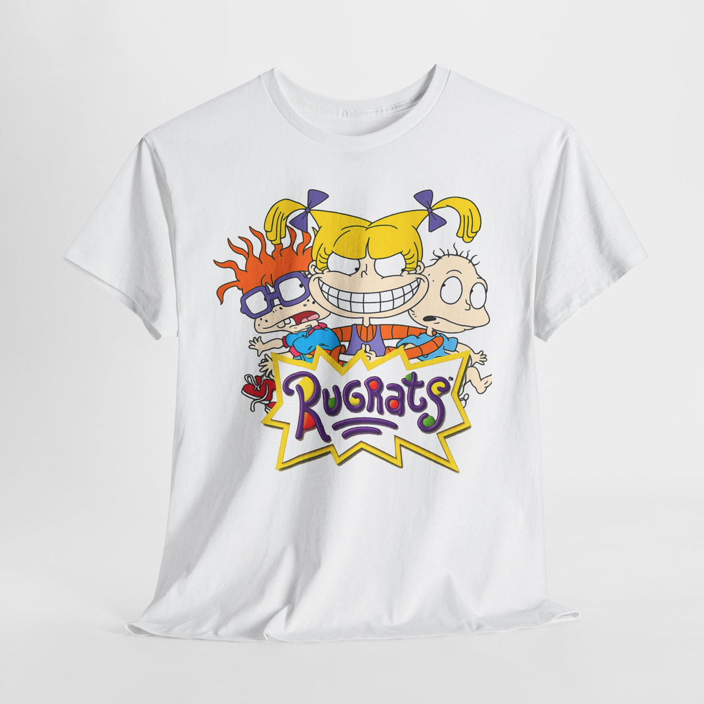 Rugrats Retro Cartoon Crewneck Tee — Colorful 90s Kids Character Design