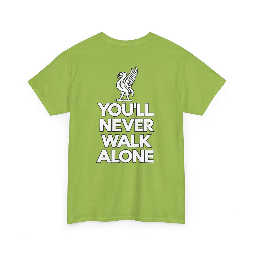 You'll Never Walk Alone T‑Shirt — Liverpool FC Crest Cotton Tee