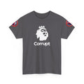 Premier League Corrupt Lion Cotton Tee — Satirical Graphic T-Shirt