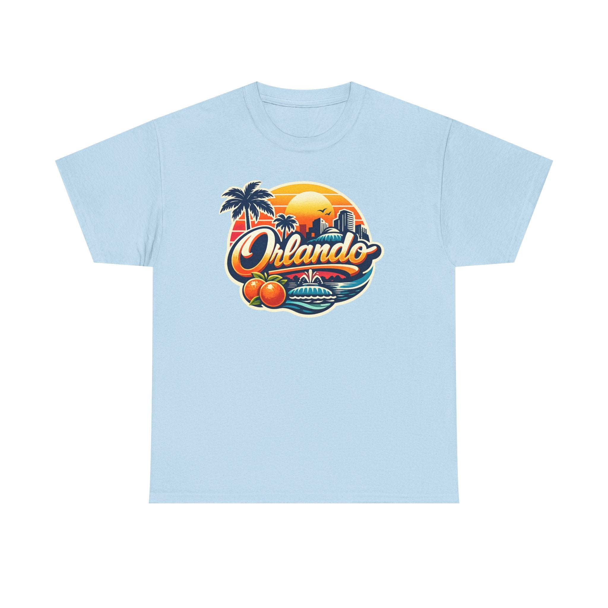Orlando Retro Sunset T-Shirt — Vintage Florida Vacation Tee