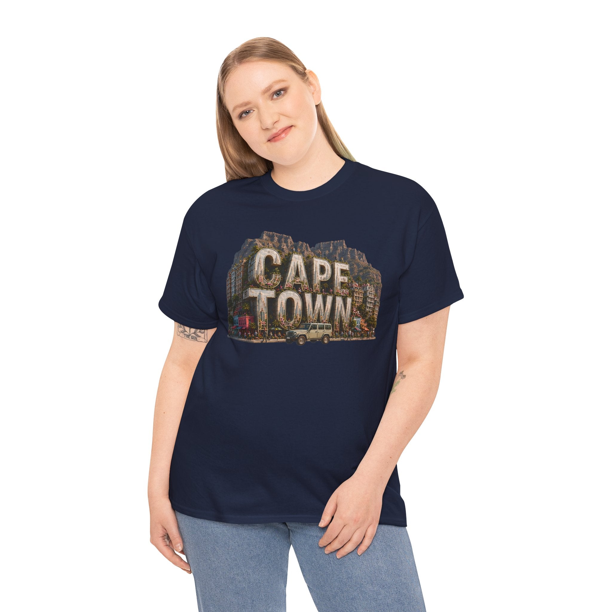 Cape Town Vintage Photo Tee — South Africa Travel Souvenir T-Shirt
