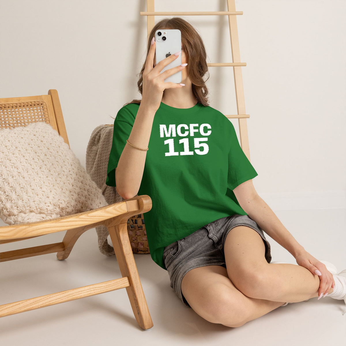 MCFC 115 T-Shirt — Vintage Football Club Number Tee