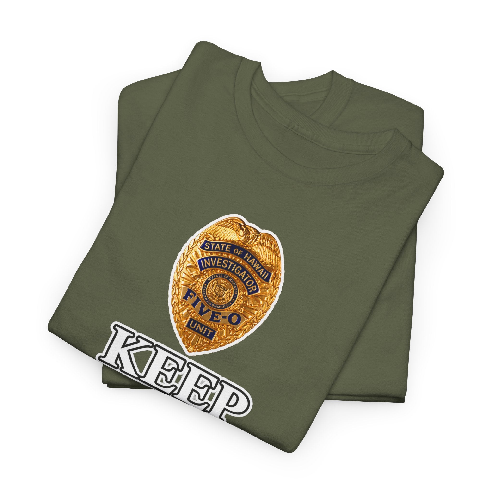 Keep Calm and Call Five-O Cotton T‑Shirt