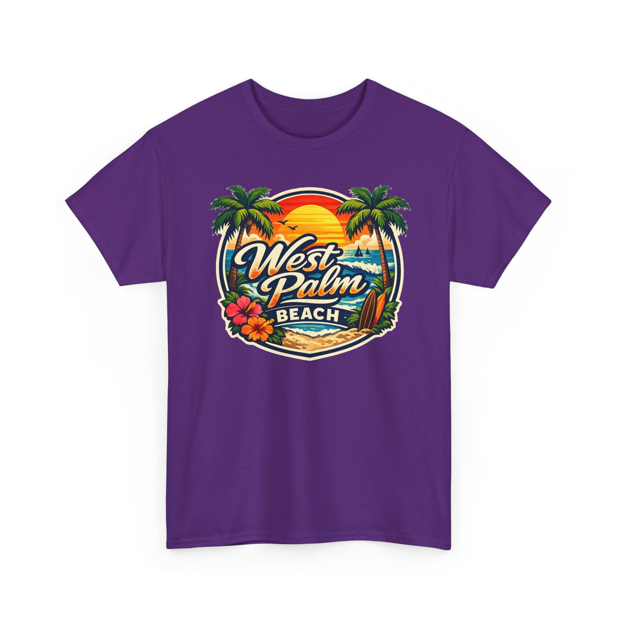West Palm Beach Retro Sunset T-Shirt