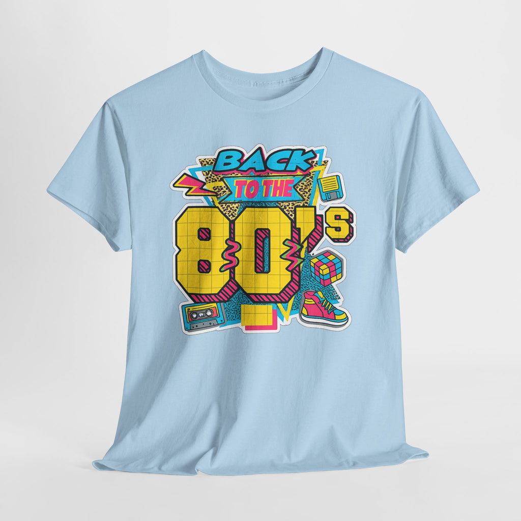 Back to the 80s Retro Graphic Tee — Vintage 80s Neon Design