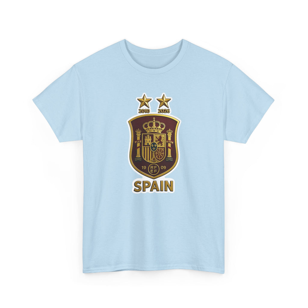 Spain Crest T-Shirt — Vintage Spanish Soccer Shield Tee