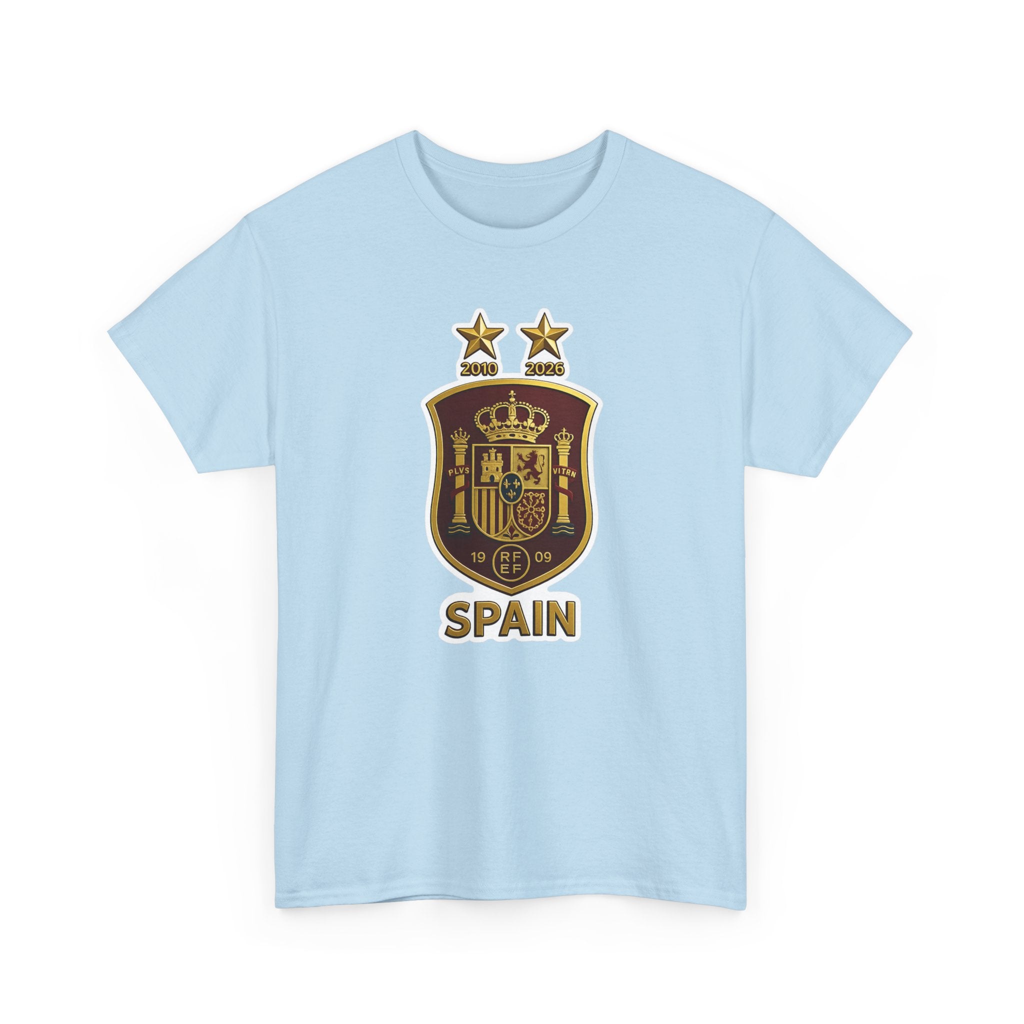 Spain Crest T-Shirt — Vintage Spanish Soccer Shield Tee