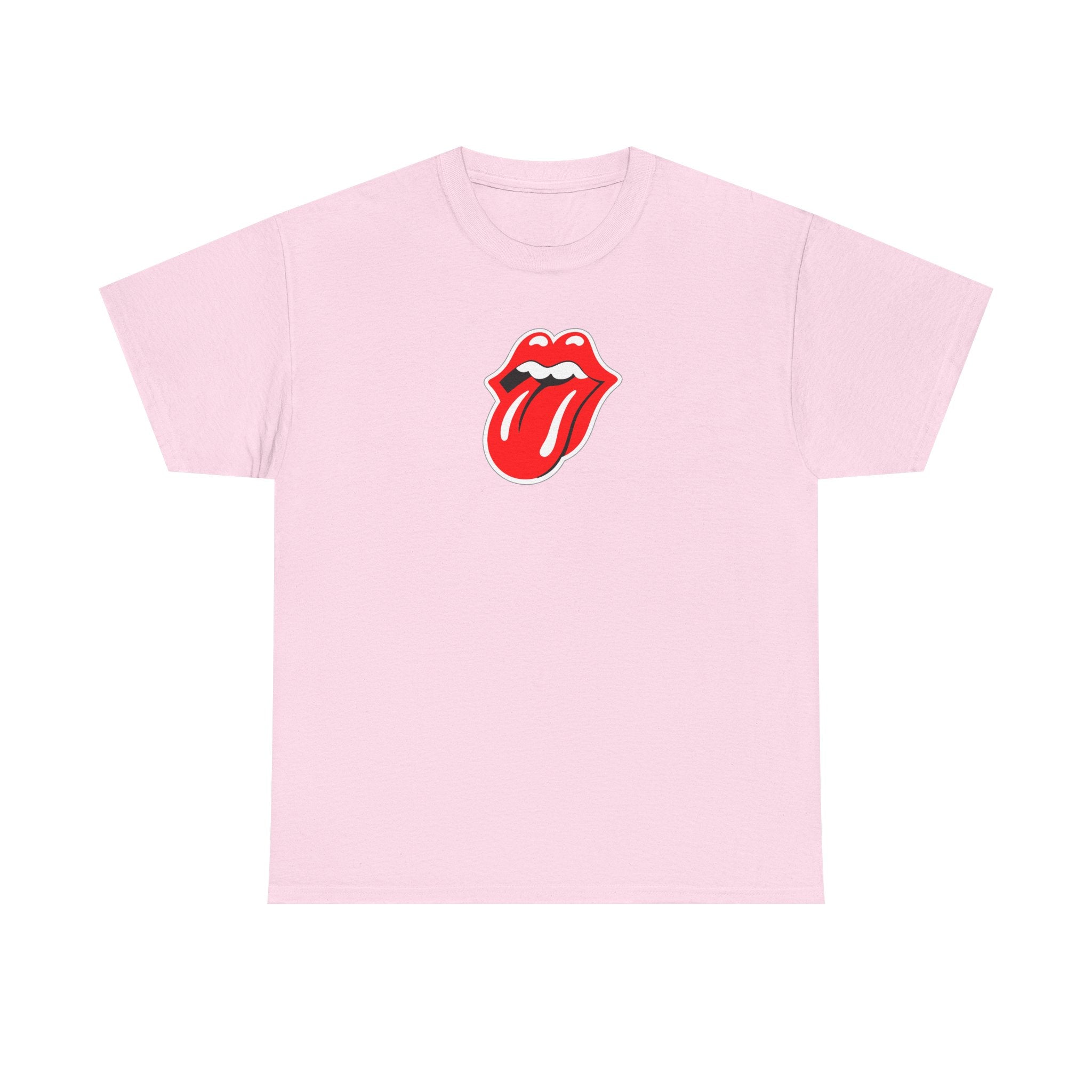 Rock Retro Red Tongue and Lips Graphic Tee