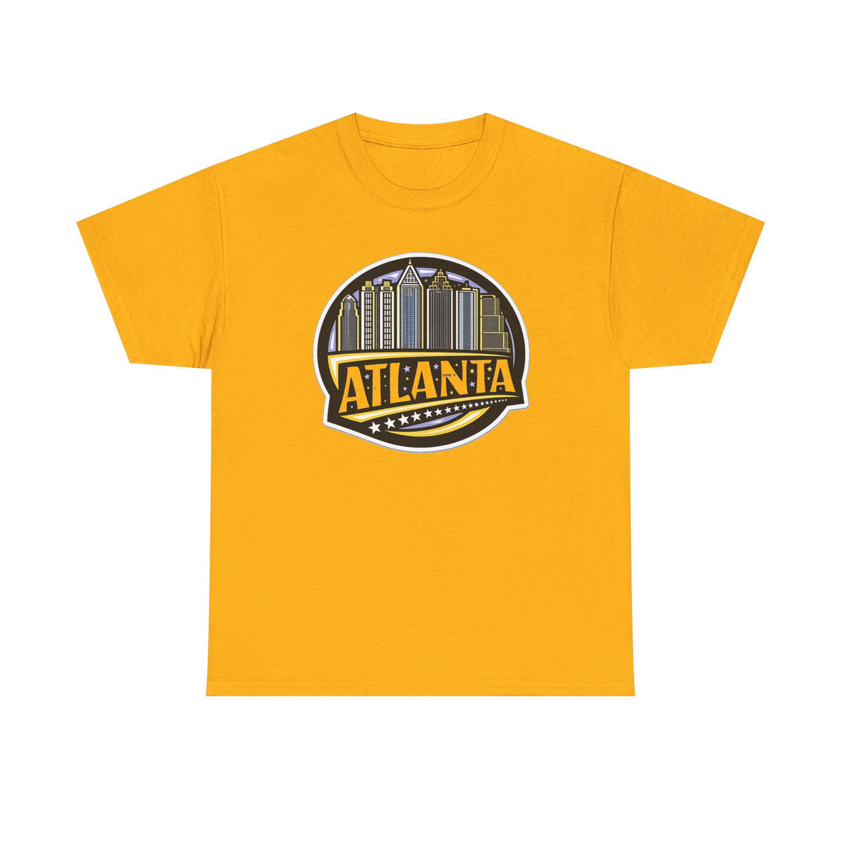 Atlanta Skyline Tee — Vintage City Badge Graphic T-Shirt