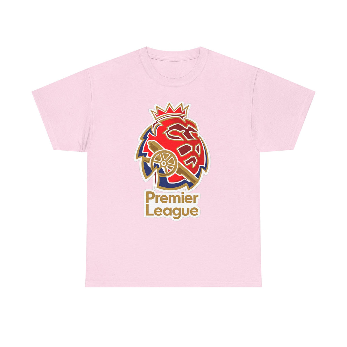 Arsenal Premier League Lion Logo T-Shirt — Soccer Fan Tee