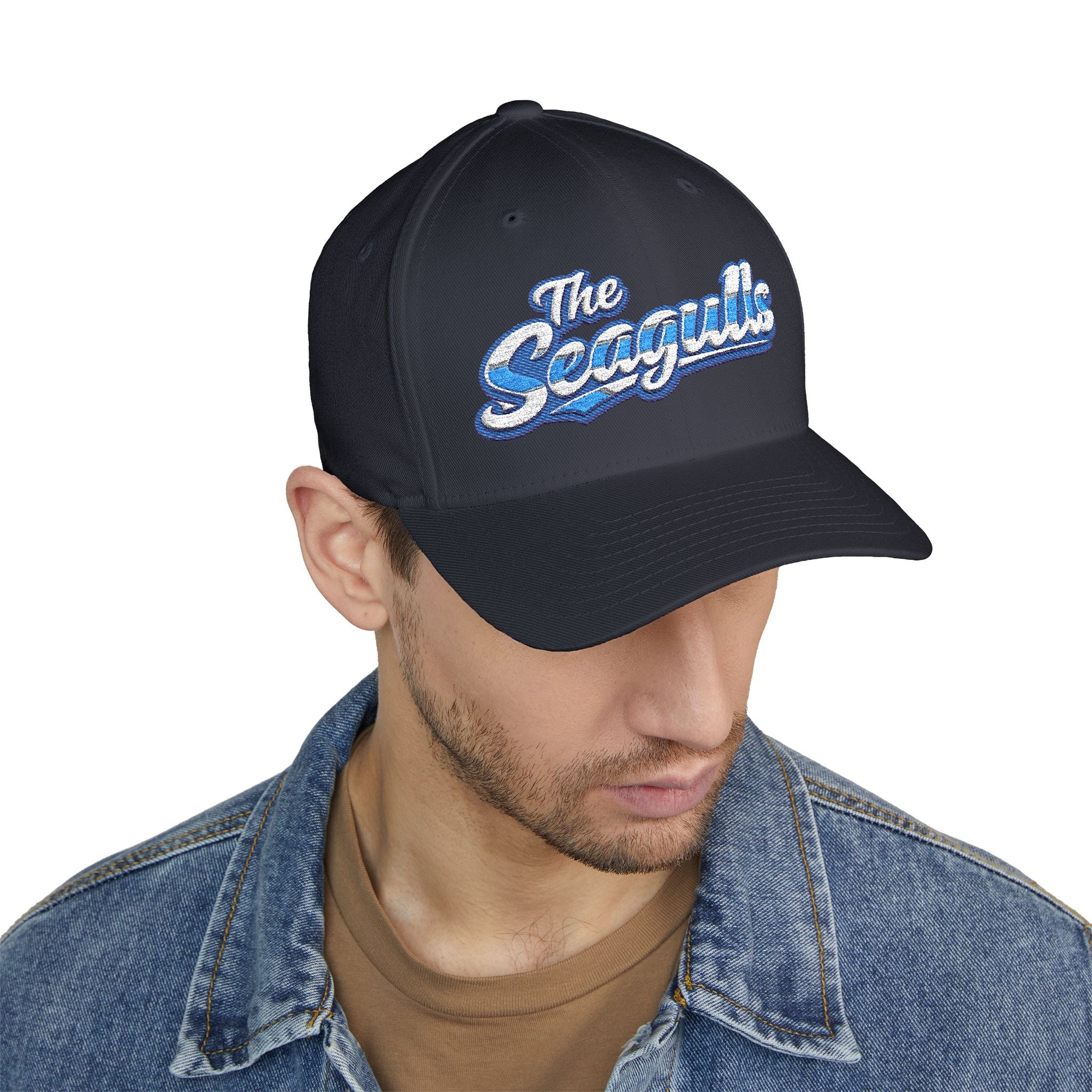 The Seagulls Embroidered Cap — Structured Baseball Hat