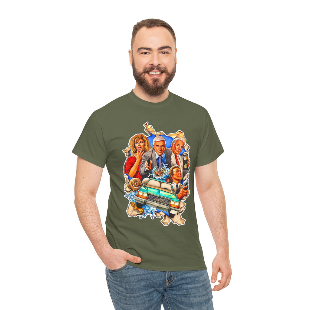 The Naked Gun / Police Squad Crime Comedy Movie Poster Cotton T-Shirt