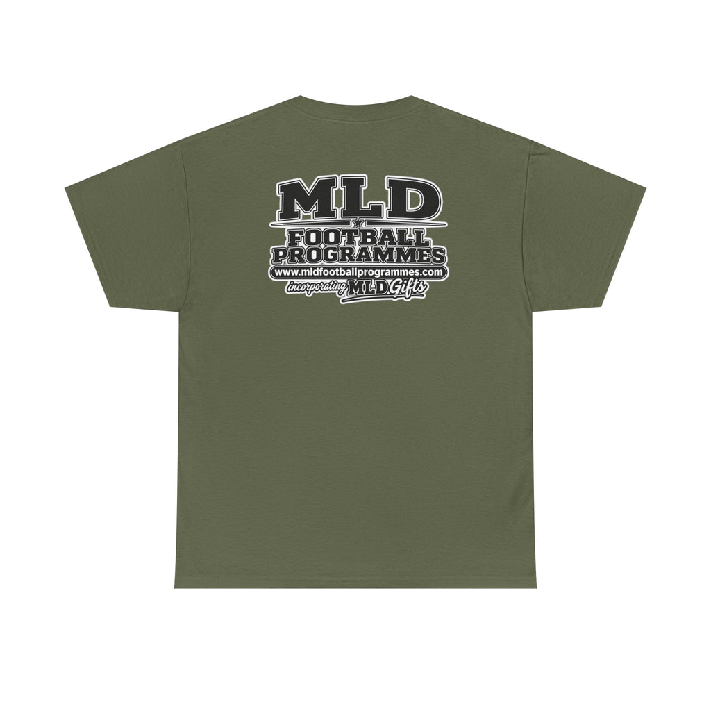 MLD Football Programmes Tee — Retro Sports Logo T-Shirt