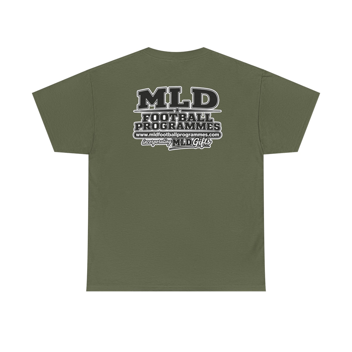 MLD Football Programmes Tee — Retro Sports Logo T-Shirt