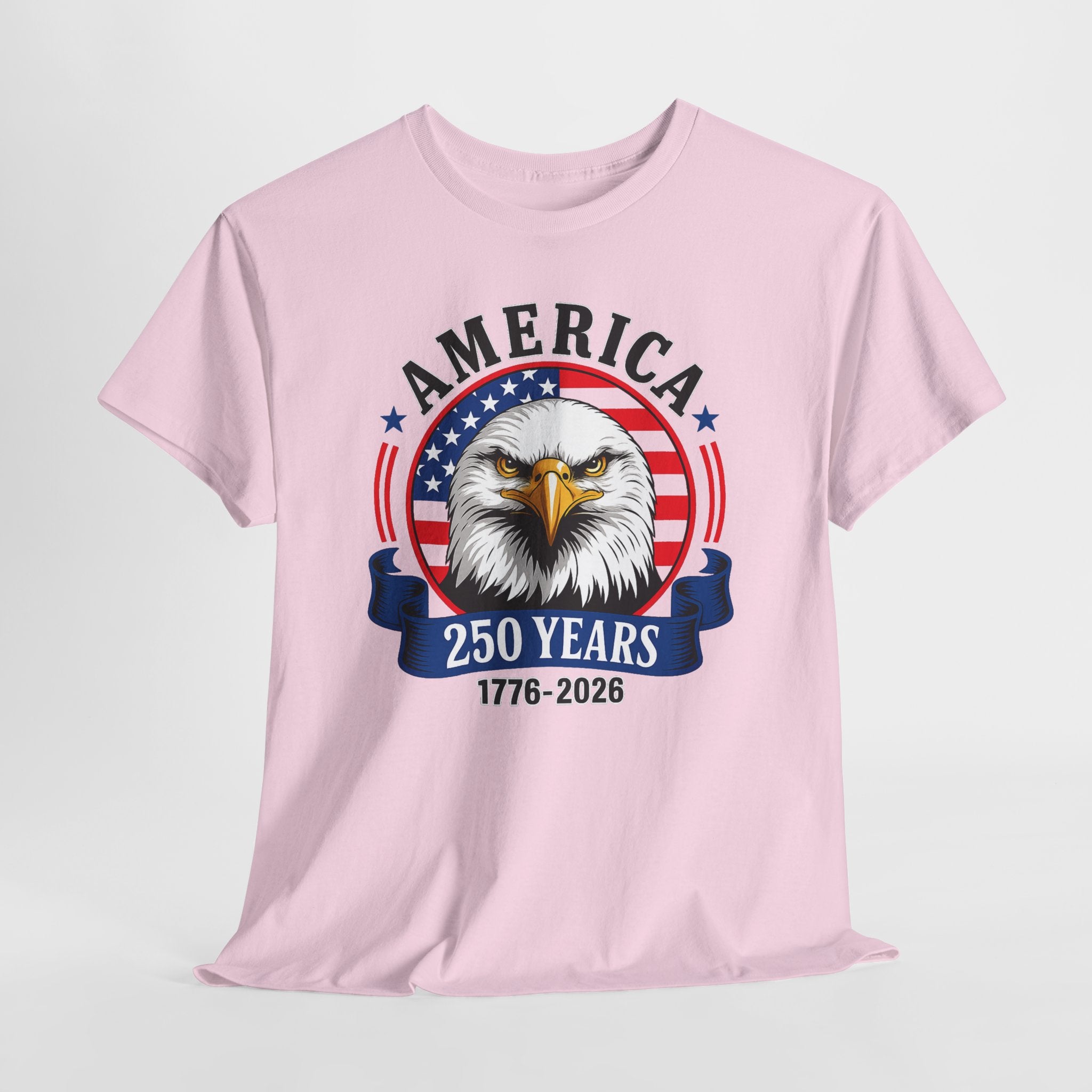 America 250 Years T-Shirt – Bald Eagle 1776–2026 Patriotic Tee