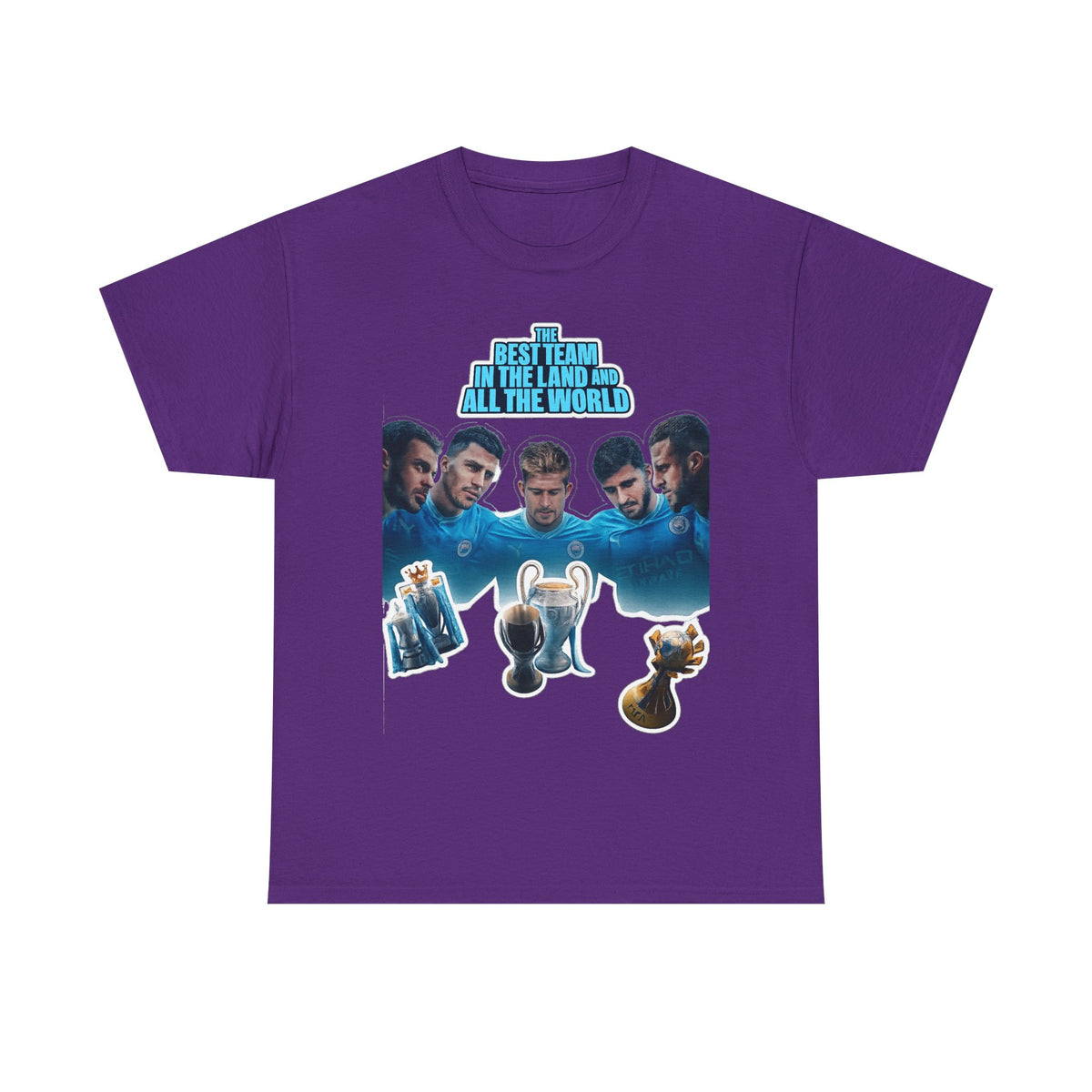 Manchester City — "Best Team in the Land and All the World" Cotton T-Shirt