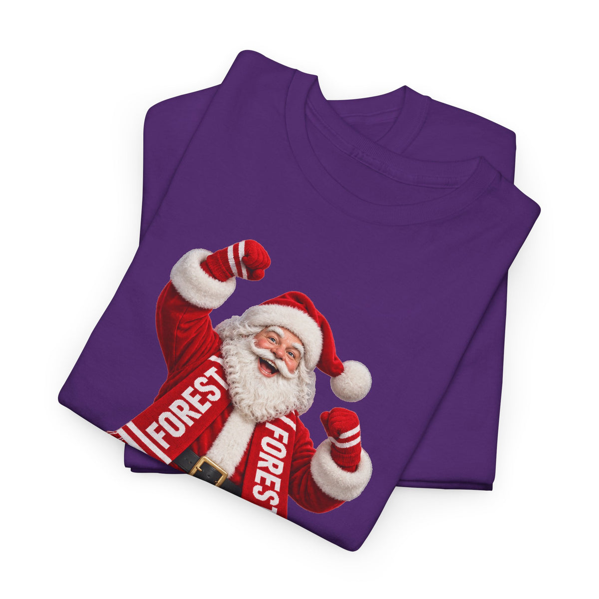 Nottingham Forest Santa Claus Dancing T‑Shirt — Vintage Christmas Holiday Tee