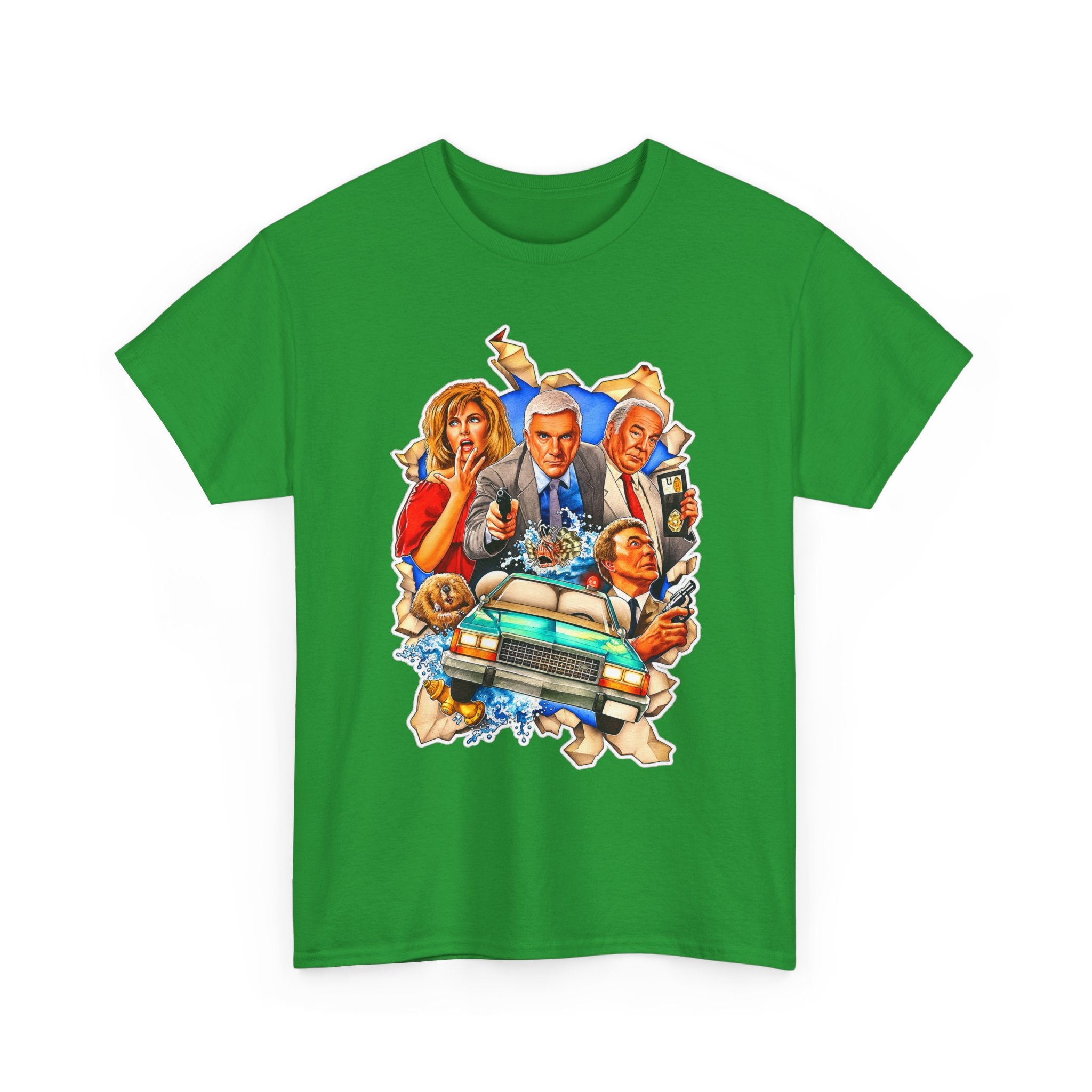 The Naked Gun / Police Squad Crime Comedy Movie Poster Cotton T-Shirt