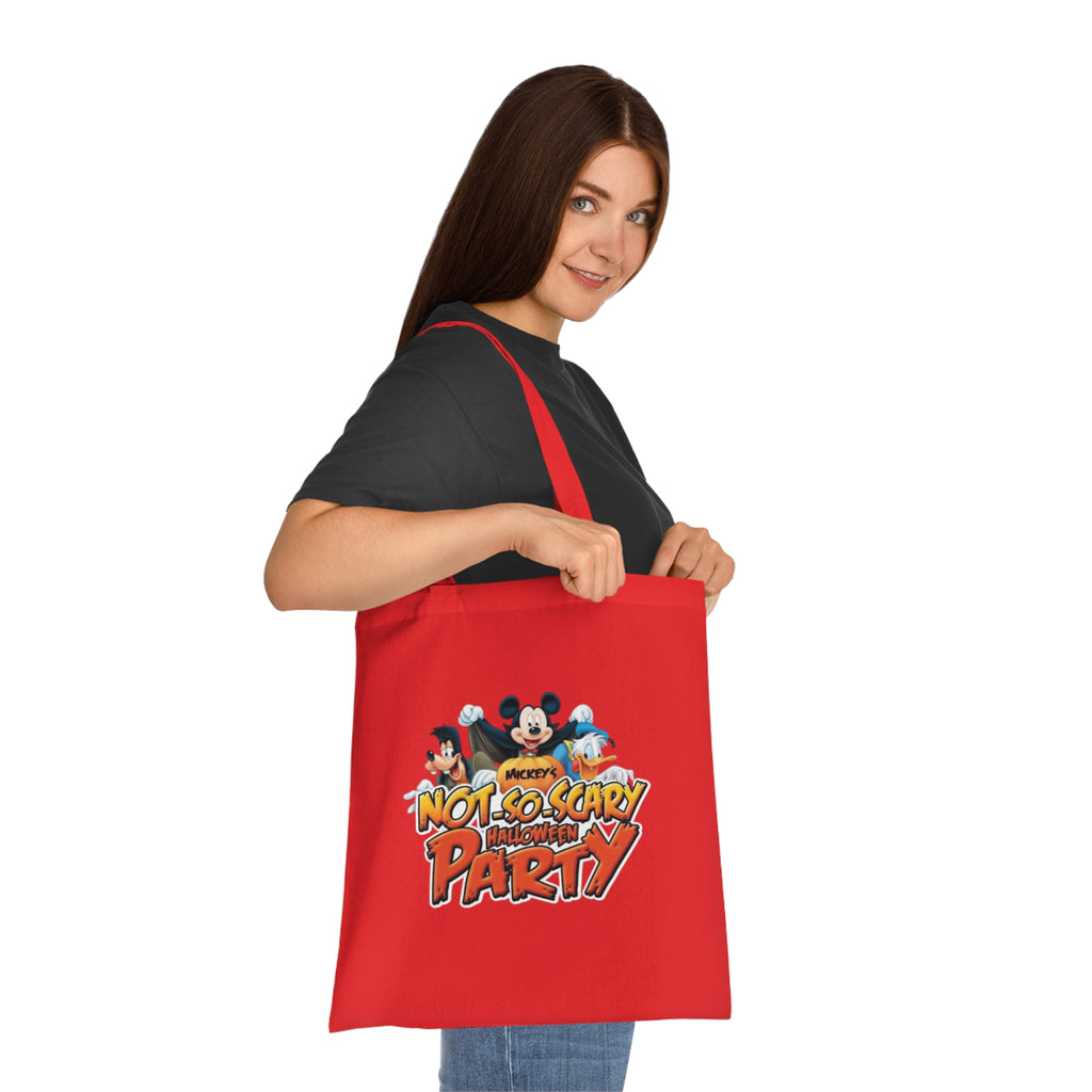 Mickey "Not So Scary Halloween Party" Cotton Tote — Disney Trick-or-Treat Bag