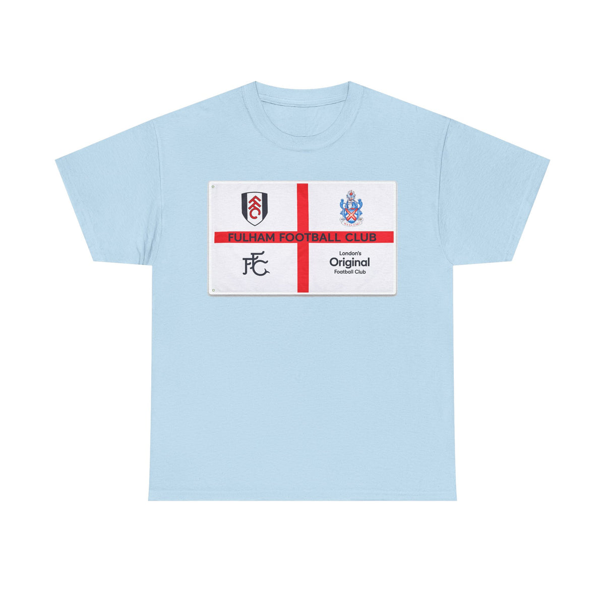 Fulham Football Club Crest Tee — St George’s Cross Football Shirt