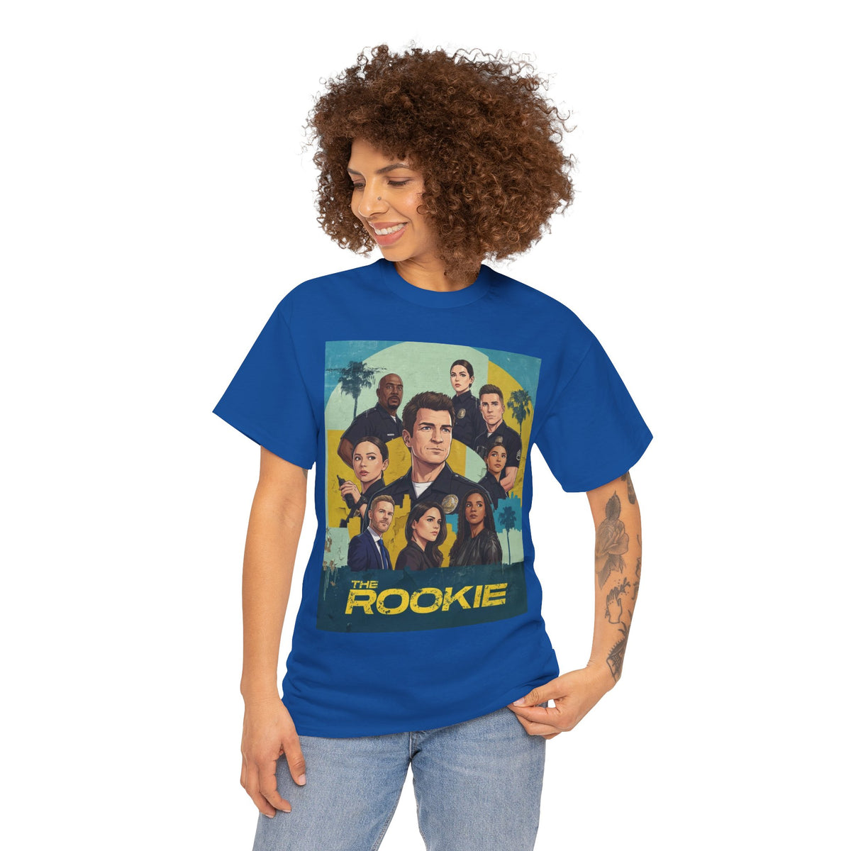 The Rookie TV Cast Graphic Tee — Vintage Poster Style Shirt