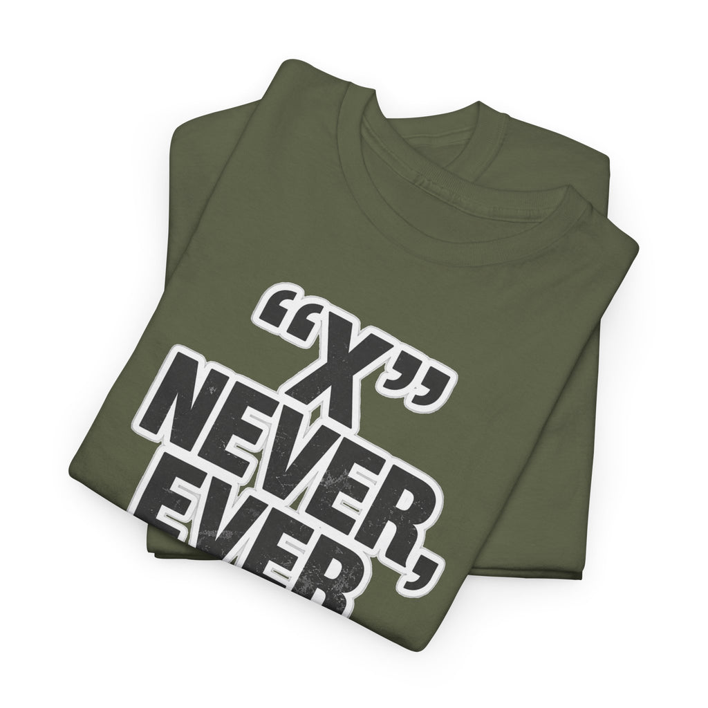 Indiana Jones Inspired T-Shirt — "X" Never, Ever Marks the Spot Pirate Map Humor Tee