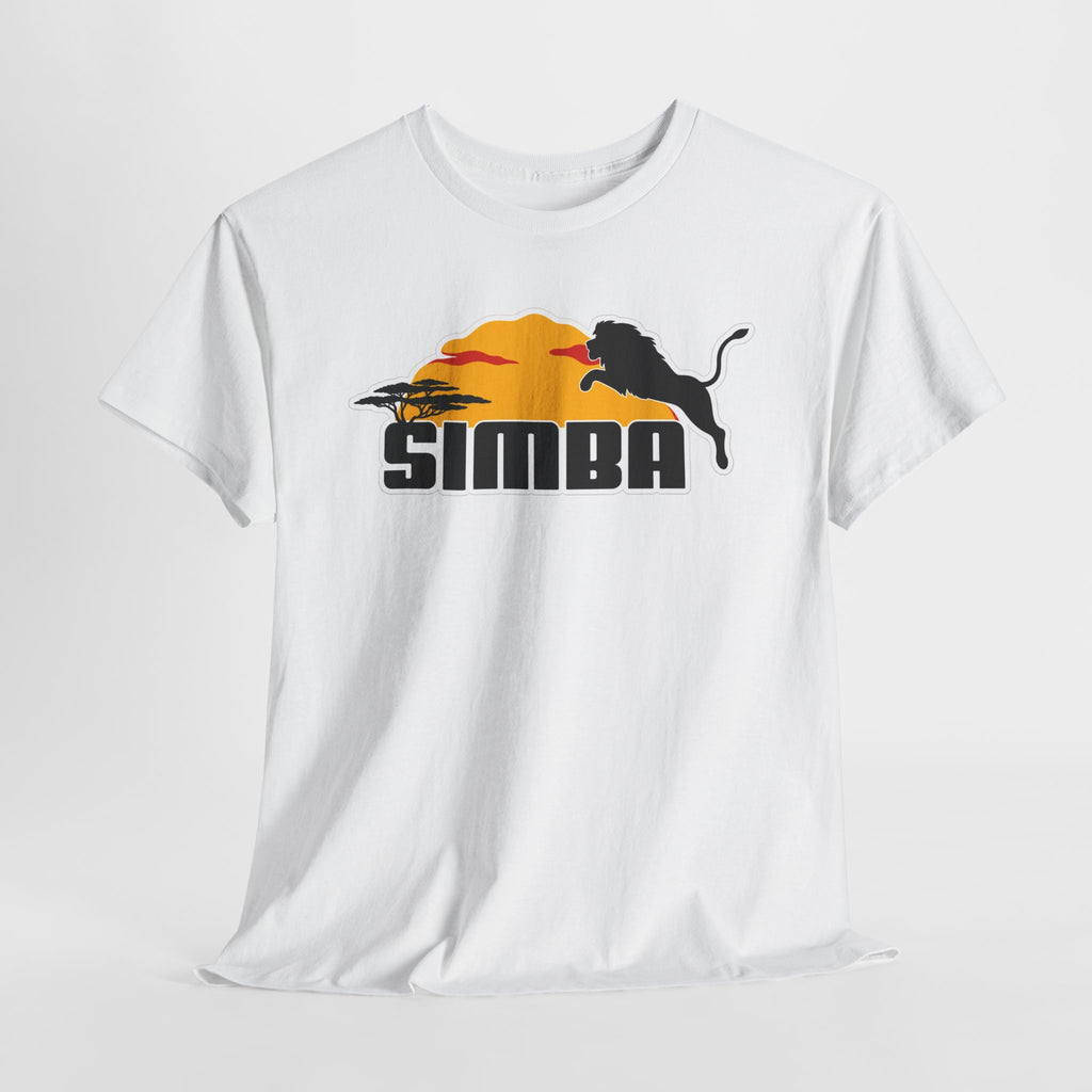 Simba Sunset Graphic Tee — Lion Silhouette Safari T-Shirt